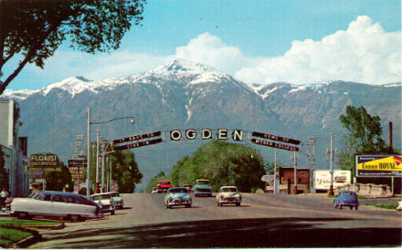 Welcome arch, Ogden, UT