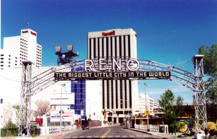 Old Reno arch (1935), restored and relocated