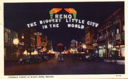 Reno welcome arch, 1926-34