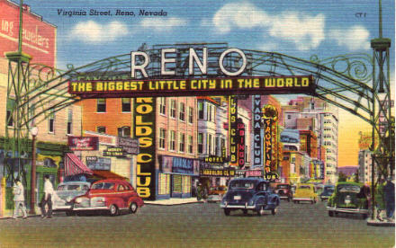 Reno welcome arch, second version