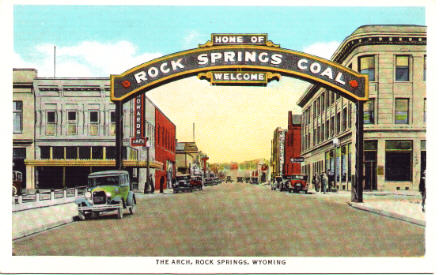 Rock Springs, WY arch, on the Lincoln Highway