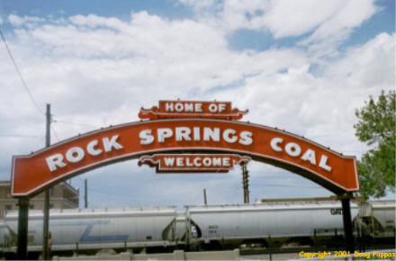 Rock Springs, Wyoming welcome arch