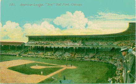 A very early postcard of Comiskey Park