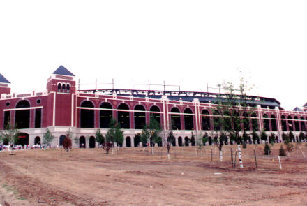 Exterior of The Ballpark in Arlington