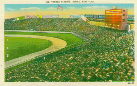 Another early Yankee Stadium card