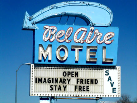 Bel Air Motel sign, Chamberlain, SD