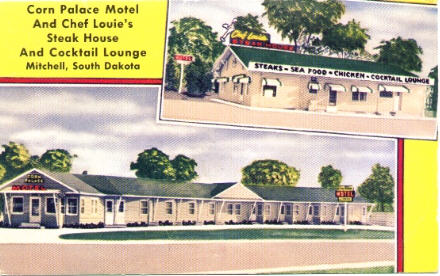 Corn Palace Motel postcard