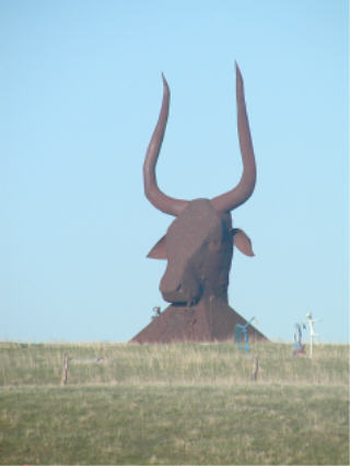 The World's Largest Bull's Head