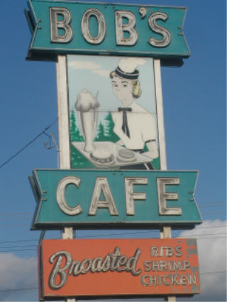 Bob's Cafe sign, Sioux Falls